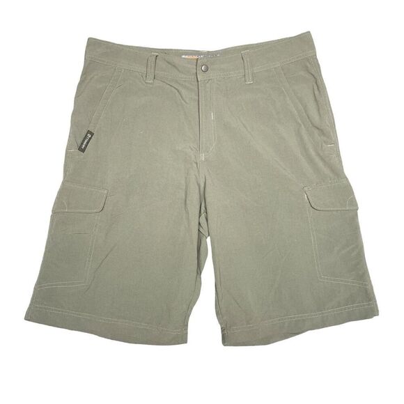 Merrell Mens 32 Opti-Wick UPF 50+ Outdoor Trail Cargo Shorts Green - Picture 1 of 11